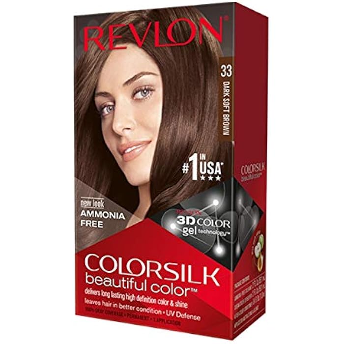 Revlon Colorsilk Beautiful Haircolor, Ammonia-Free, Permanent Haircolor
